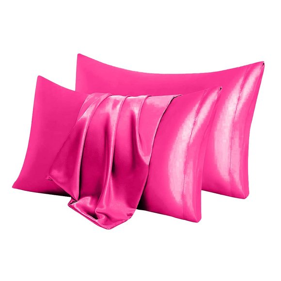 Oussum Silk Soft and Comfortable Pillow Case Cover for Hair and Skin Set of 2 - Picture 10 of 11